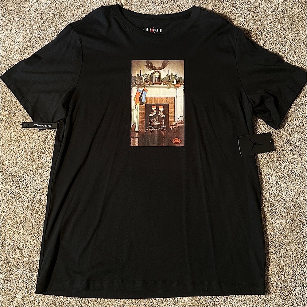 Jordan 1 Chicago Christmas Santa Tee NWT